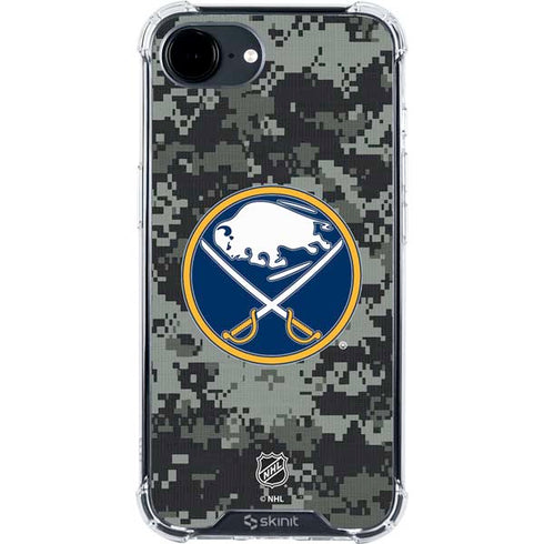 NHL Buffalo Sabres Camo iPhone 16e Clear Case